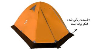 چادر کوهنوردی پکینیو (کله گاوی ) مدل K2003
